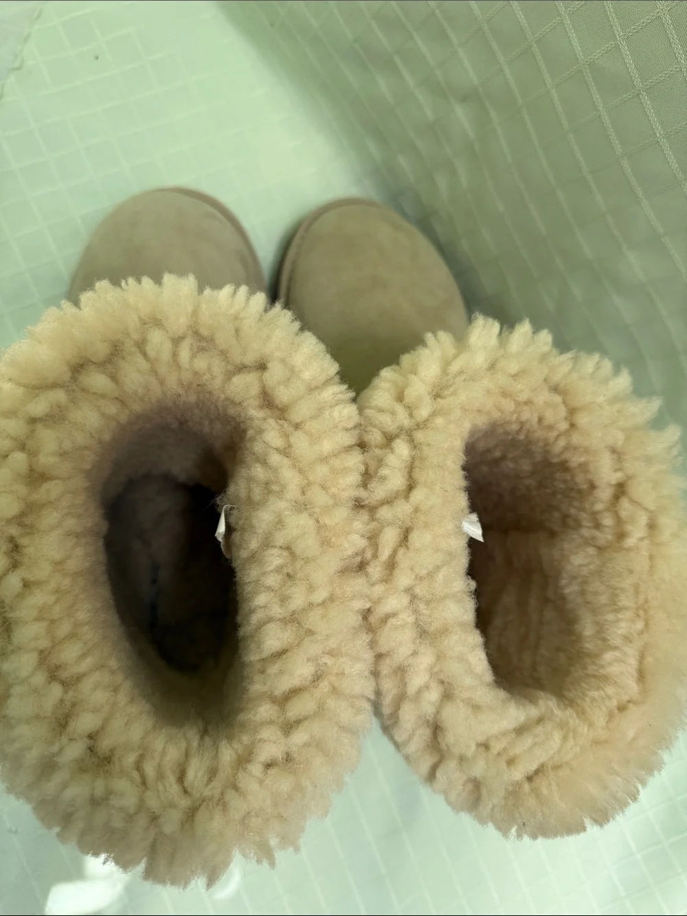 Vintage cozy shearling
